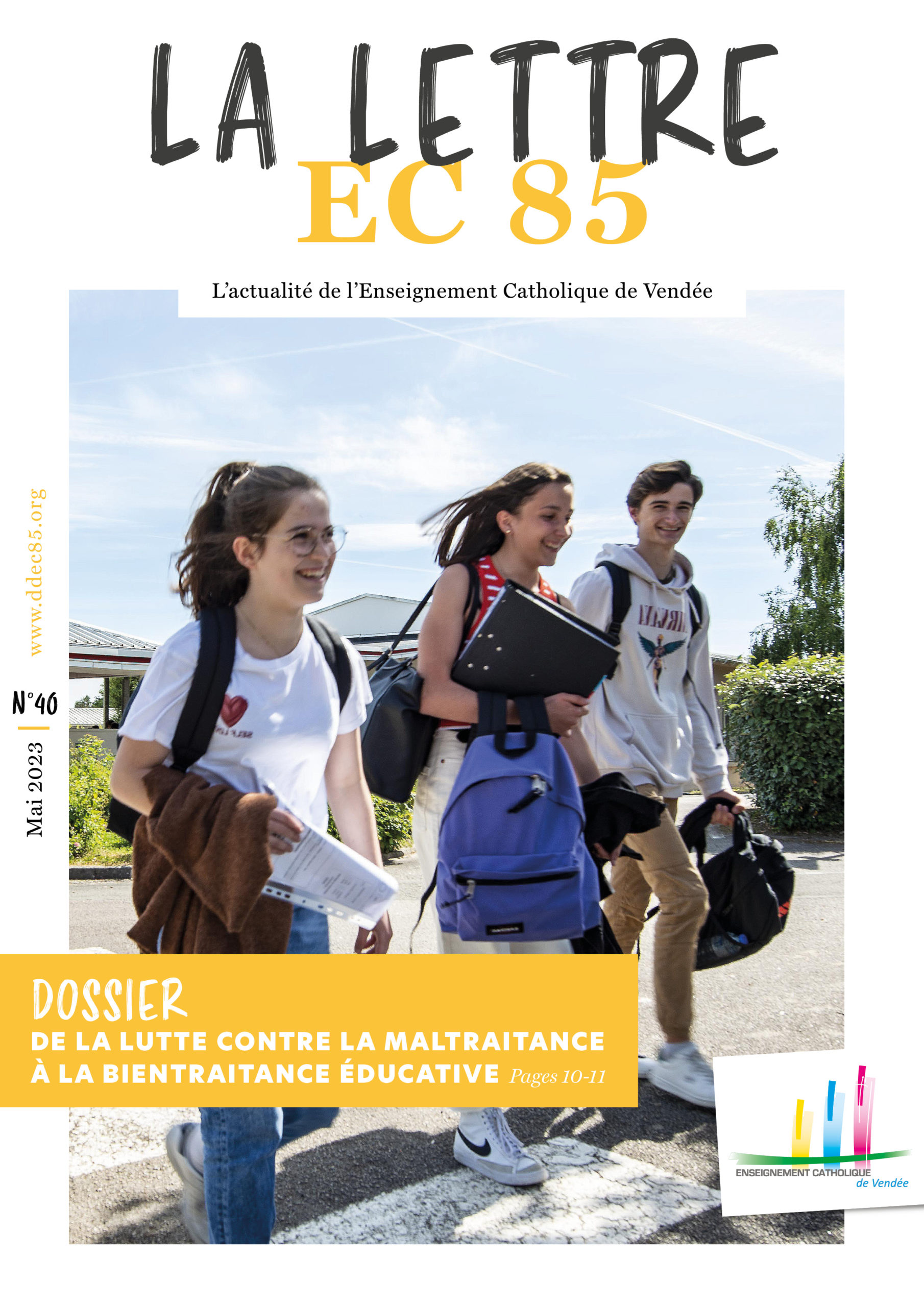 Page de couv_La Lettre EC85-N40